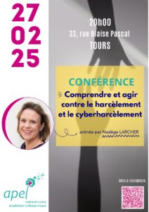 Lire la suite à propos de l’article Conférence Nadège Larcher